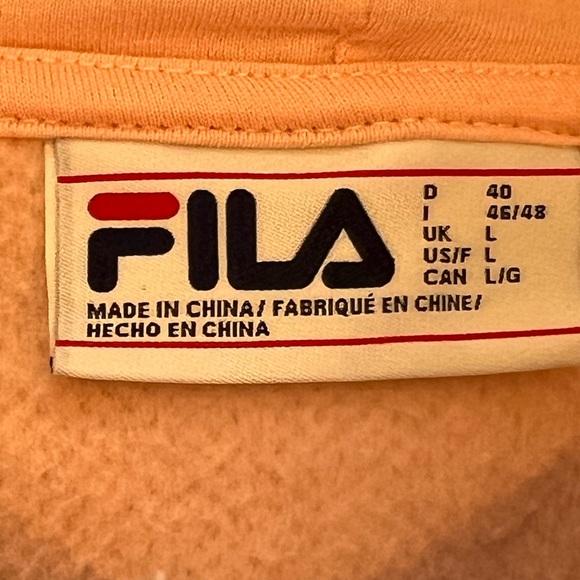 FILA Sherpa Pullover Hoodie (L) - Picture 4 of 5